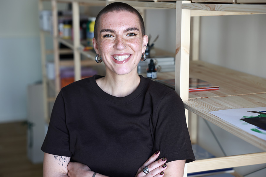Im Atelier: Raum für die Kunsttherapie
