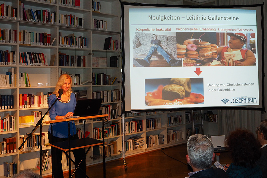 Vortrag im Literaturhaus zur Leitlinie Gallensteine